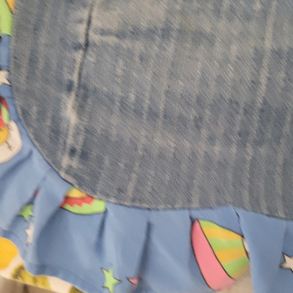 Vintage Apron Hand Crafted Alien Jean - Picture 6 of 9